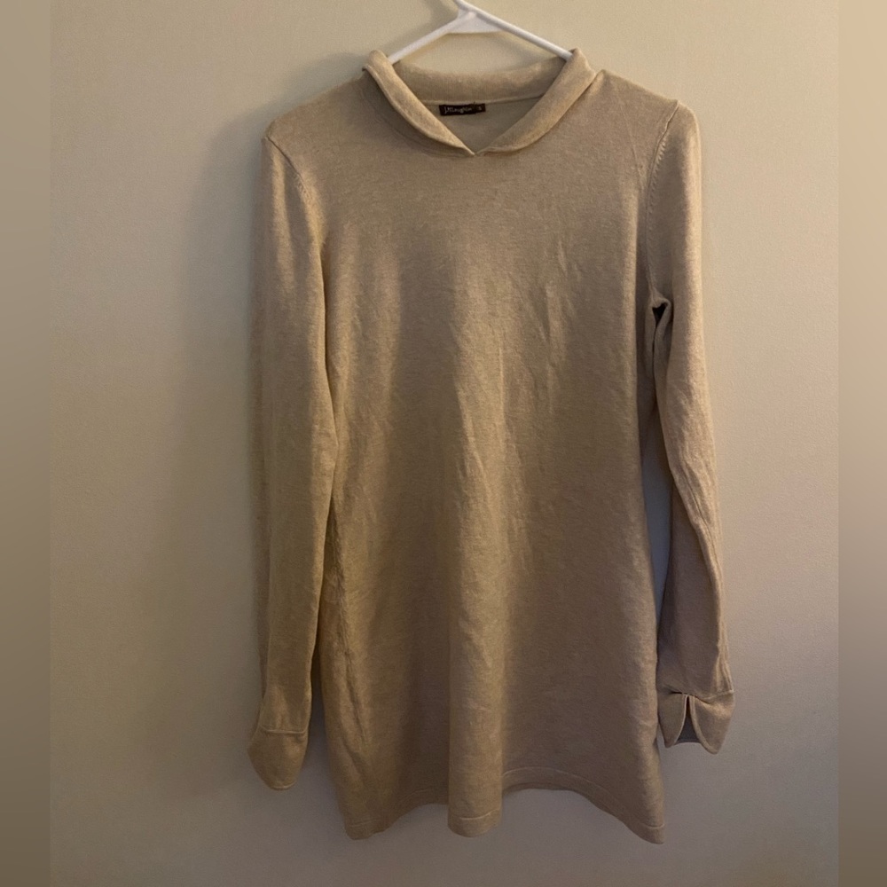 J McLaughlin beige sweater dress